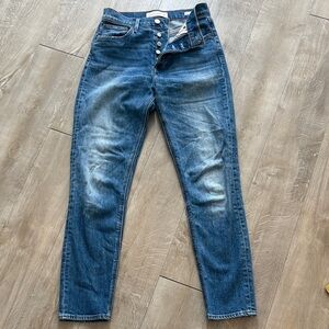 Denim Forum Aritzia The Yoko Rise Slim Fit Size 26